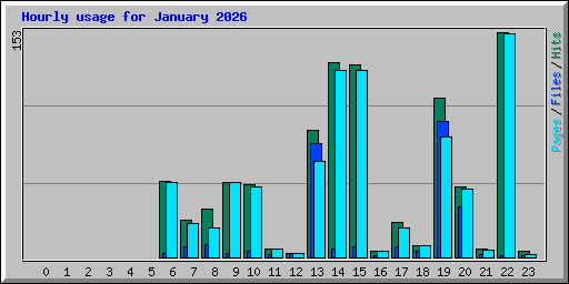 Hourly usage for January 2026